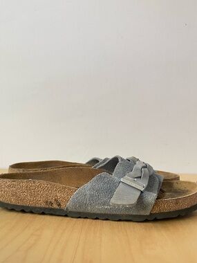 Birkenstock Oita Braided Suede Leather Sandal | EU 38